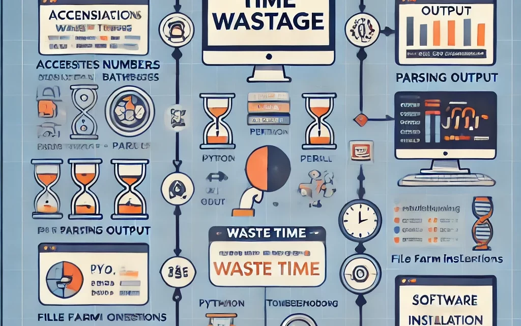 Time Wastage In Bioinformatics Analysis